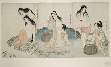 Abalone Divers, Japan, c. 1797/98. Creator: Kitagawa Utamaro.