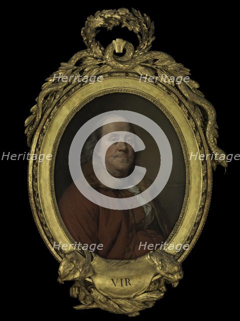 Benjamin Franklin (1706-1790), 1778. Creator: Joseph Siffred Duplessis.