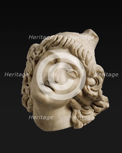 Penthesilea, Amazonian queen (Roman copy from a Greek Original), ca 160 BC. Artist: Art of Ancient Rome, Classical sculpture  