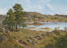 Barösund, 1889. Creator: Frans Maexmontan.