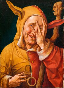 Portrait of a Fool, c.1550. Creator: Verbeeck, Frans (c. 1510-1570).