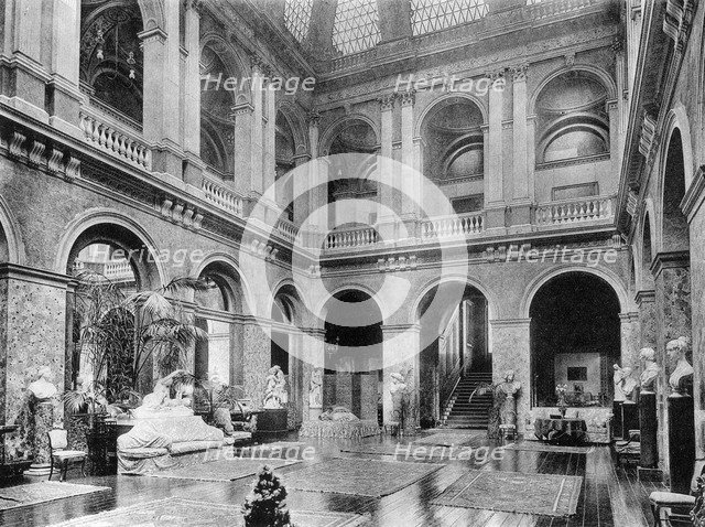 The Great Hall, Bridgewater House, 1908.Artist: HN King