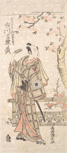 The Actor Ichikawa Komazo I in the Role of Satsuma Kushi no Gengobyoye, ca. 1763. Creator: Torii Kiyonaga.