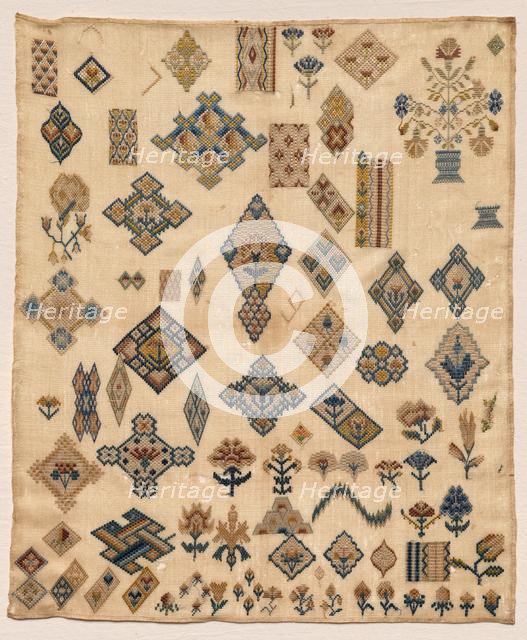 Sampler, late 1800s. Creator: Unknown.