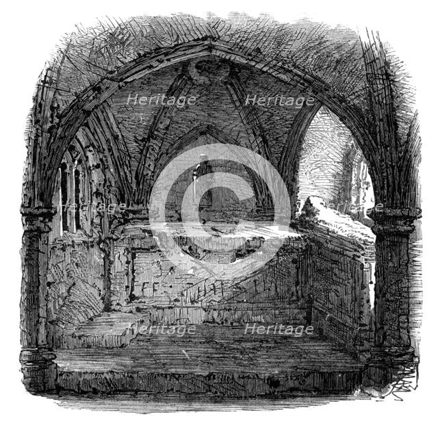 Chapel in the Hermitage, Warkworth, 1881. Creator: Unknown.