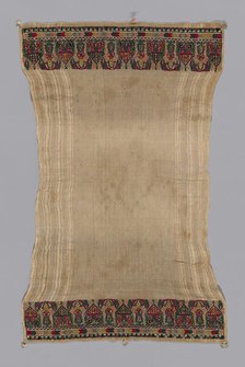 Towel, Turkey, 19th century. Creator: Unknown.