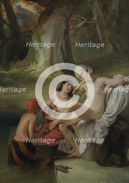 Bathseba im Bade, 1845.