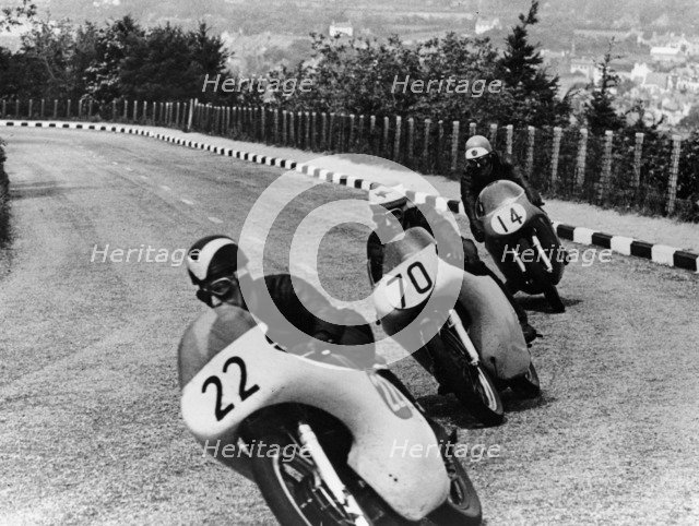 Isle of Man Senior TT Race, 1958. Artist: Unknown