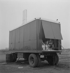 The laundry unit, FSA mobile camp, Merrill, Klamath County, Oregon, 1939. Creator: Dorothea Lange.