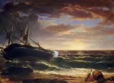 The Stranded Ship, 1844. Creator: Asher Brown Durand.
