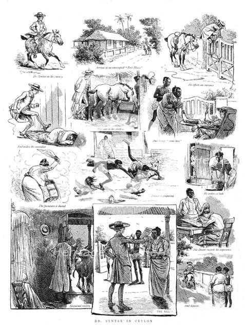 ''Dr. Syntax in Ceylon', 1890. Creator: Unknown.