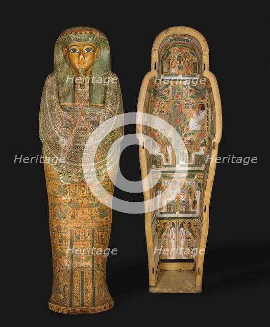 Coffin of Bakenmut, c. 1000-900 BC. Creator: Unknown.