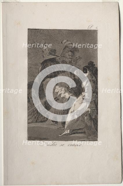 Caprichos: No One Knows Himself. Creator: Francisco de Goya (Spanish, 1746-1828).