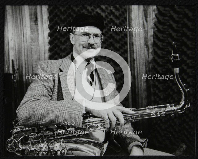 American saxophonist Don Lanphere at The Bass Clef, London, 1985. Artist: Denis Williams