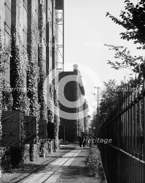 Path in front of warehouse, Hiram Walker & Sons, Walkerville, Ont., between 1905 and 1915. Creator: Unknown.