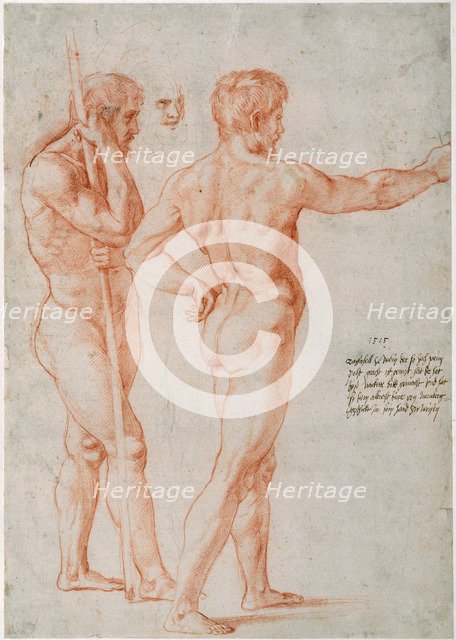 Two Nude Studies, 1515. Artist: Raphael (1483-1520)