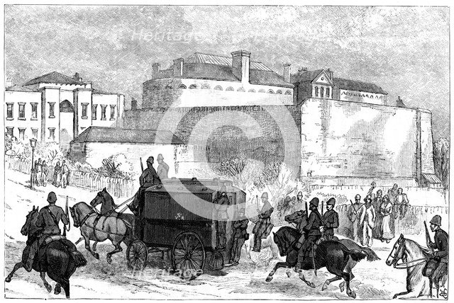 Kilmainham Gaol, Dublin, c19th century. Artist: Unknown