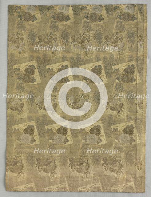 Textile Fragment, late 1800s-early 1900s. Creator: Unknown.