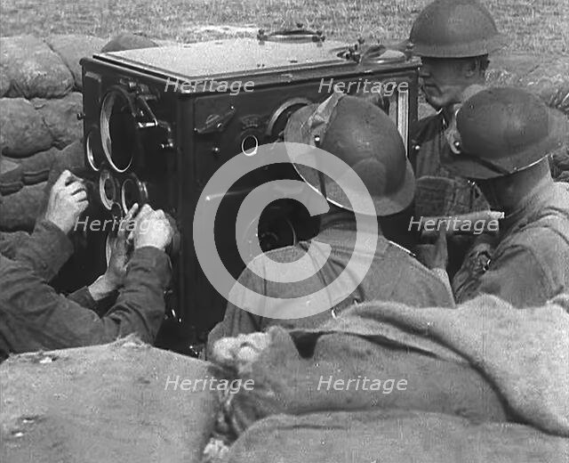 British Soldiers Operating Equipment, 1940. Creator: British Pathe Ltd.