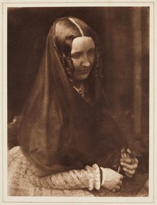 Miss Binney (later Mrs. James Webster), between 1843 and 1847. Creators: David Octavius Hill, Robert Adamson, Hill & Adamson.