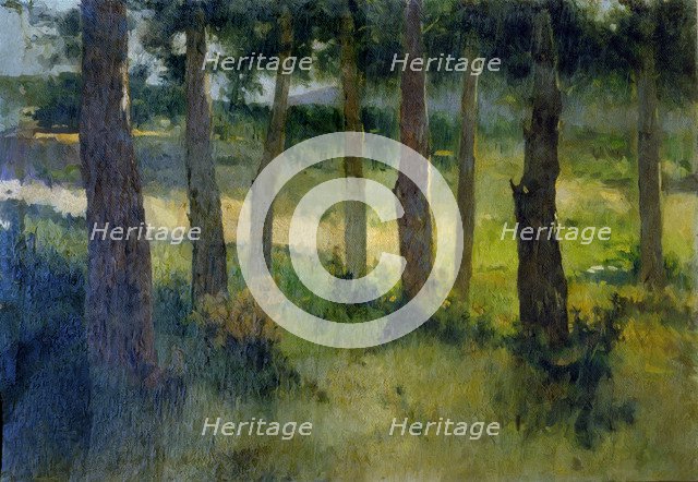 Forest', by Joaquim Vayreda.