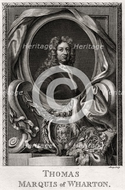 'Thomas, Marquis of Wharton', 1777. Artist: Sharp