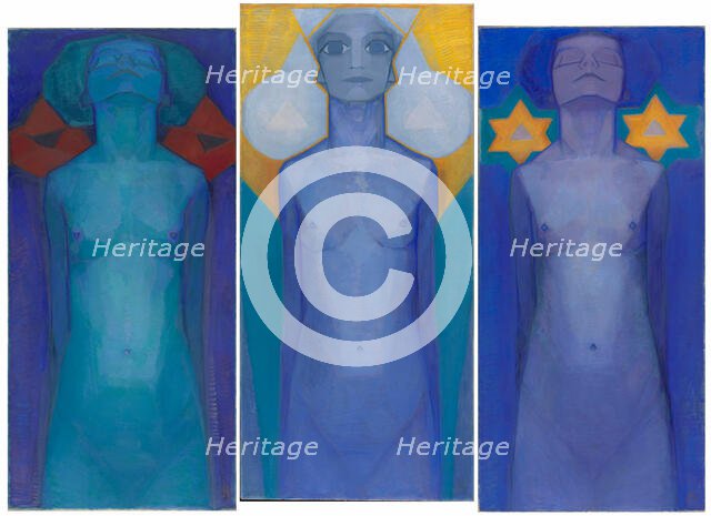 Evolution, 1911. Creator: Mondrian, Piet (1872-1944).