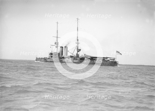 'HMS Hindustan', 1911. Creator: Kirk & Sons of Cowes.