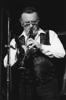 Acker Bilk, Barbican, London, 1993. Creator: Brian Foskett.