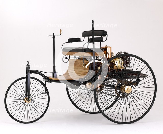 1885 Benz Three Wheeler. Artist: Unknown.