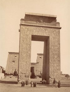 Karnak. Pylone de Ptolomee, 1880s. Creator: Unknown.