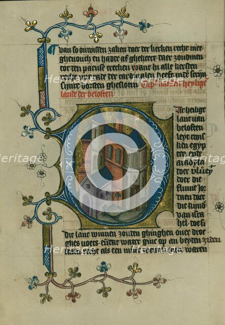 A Church representing the Promised Land, 1400-1404. Creator: Unknown.