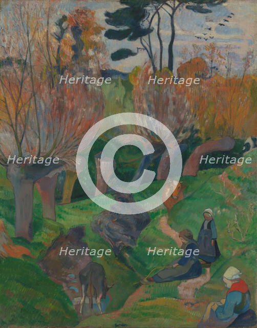 Landscape from Brittany, 1889. Creator: Paul Gauguin.