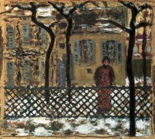 'Behind the Fence', 1895.  Artist: Pierre Bonnard