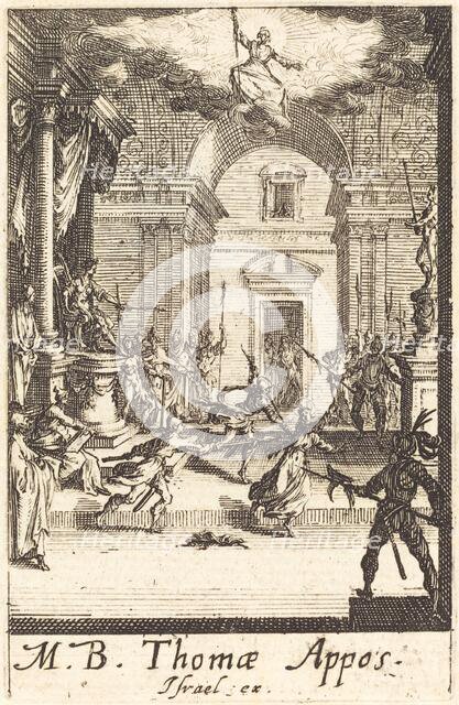 The Martyrdom of Saint Thomas, c. 1634/1635. Creator: Jacques Callot.