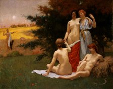 An Eclogue, 1890. Creator: Kenyon Cox.