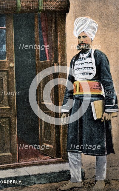 Orderly, Ambala, India, early 20th century. Artist: Unknown
