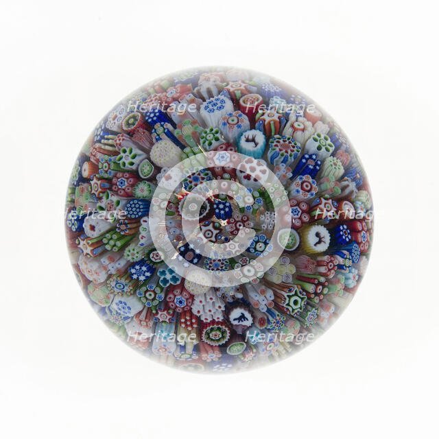 Paperweight, France, c. 1845/60. Creator: Baccarat Glasshouse.