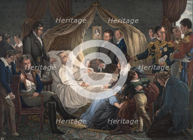Death of Napoleon, 1825. Artist: Steuben, Charles de (1788-1856)