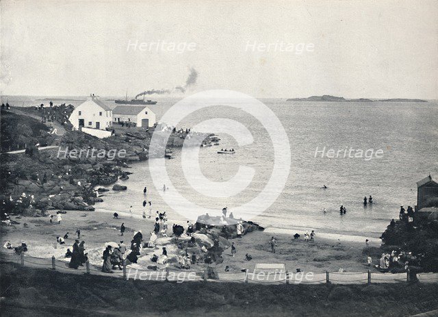 'Portrush - The Bathing-Place', 1895. Artist: Unknown.