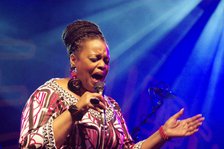Dianne Reeves, Love Supreme Jazz Festival, Glynde Place, East Sussex, 2015. Artist: Brian O'Connor.