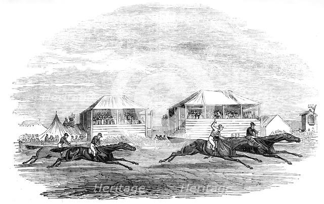 Croxton Park track - the race, 1844. Creator: Unknown.