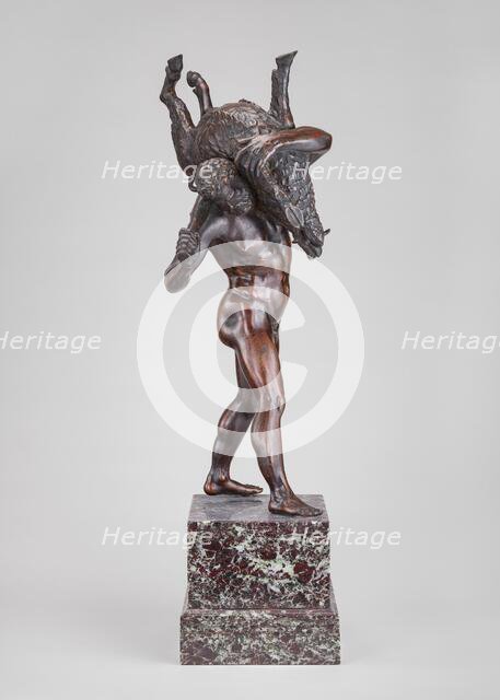 Hercules Carrying the Erymanthian Boar, c. 1575/1675. Creator: Unknown.