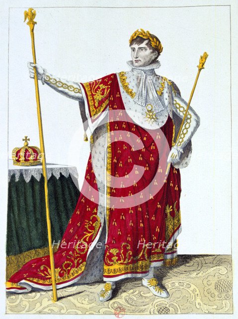 'Costume for the coronation of Napoleon I, 2nd December 1804, 19th century. Artist: Unknown