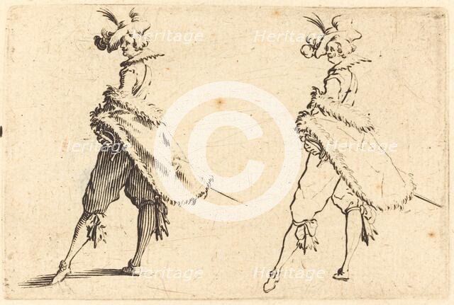 Gentleman Viewed from the Side, c. 1622. Creator: Jacques Callot.