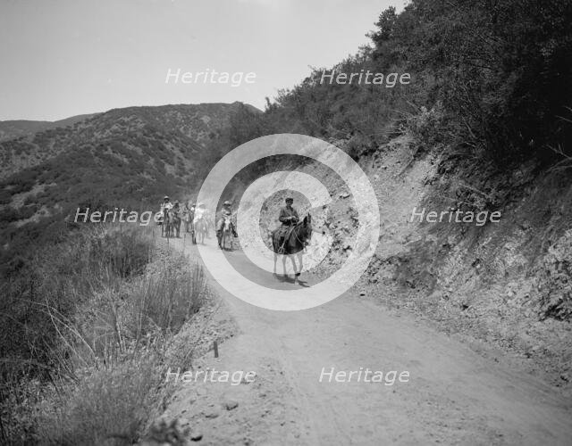 Hitting the trail, c.between 1910 and 1920. Creator: Unknown.