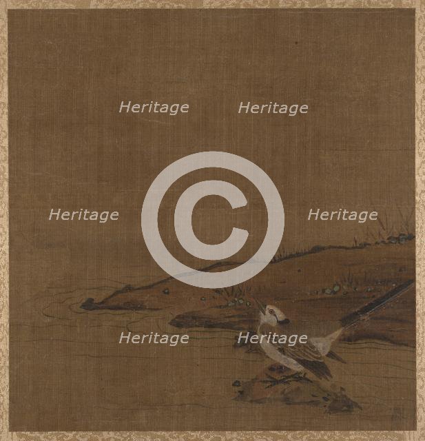 Bird Near Water (from Album of Studies by Modern Artists, no. 62). Creator: Unknown.