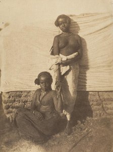 [Two Women], 1852. Creator: Ernest Benecke.