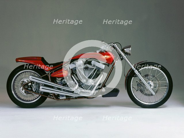 1996 Harley Davidson by Battistinis custom conversions. Artist: Unknown.