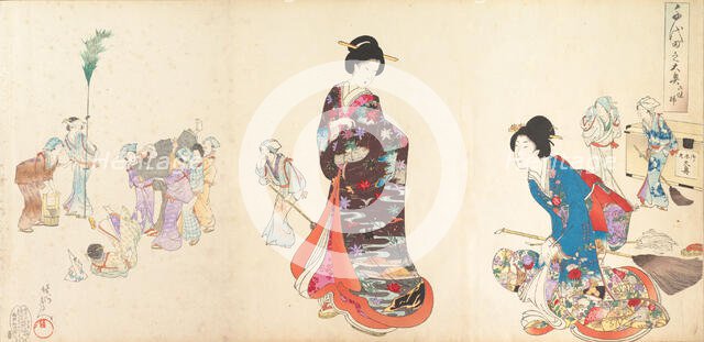 Chiyoda Castle (Album of Women), 1895., 1895. Creator: Chikanobu Yoshu.